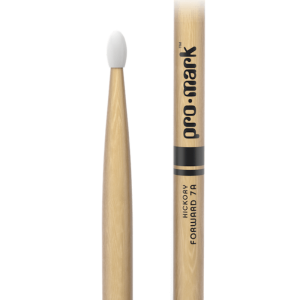 Promark, 7A American Hickory With Nylon Tip Drumsticks (TX7AN)